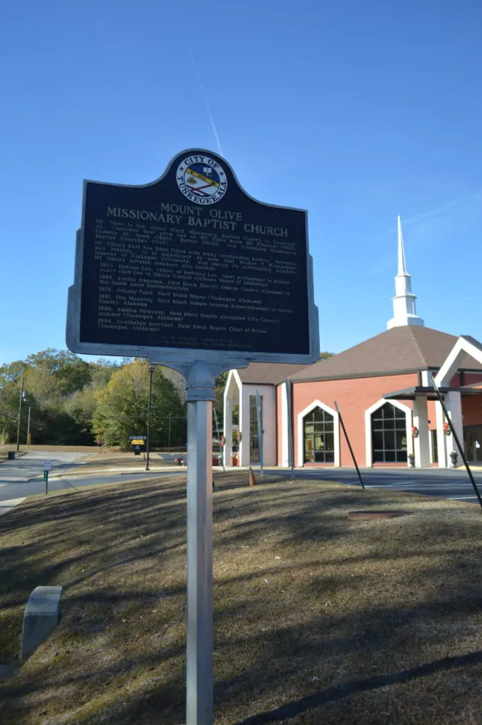 Mt. Olive Missionary Baptist Church in Tuskegee, Alabama